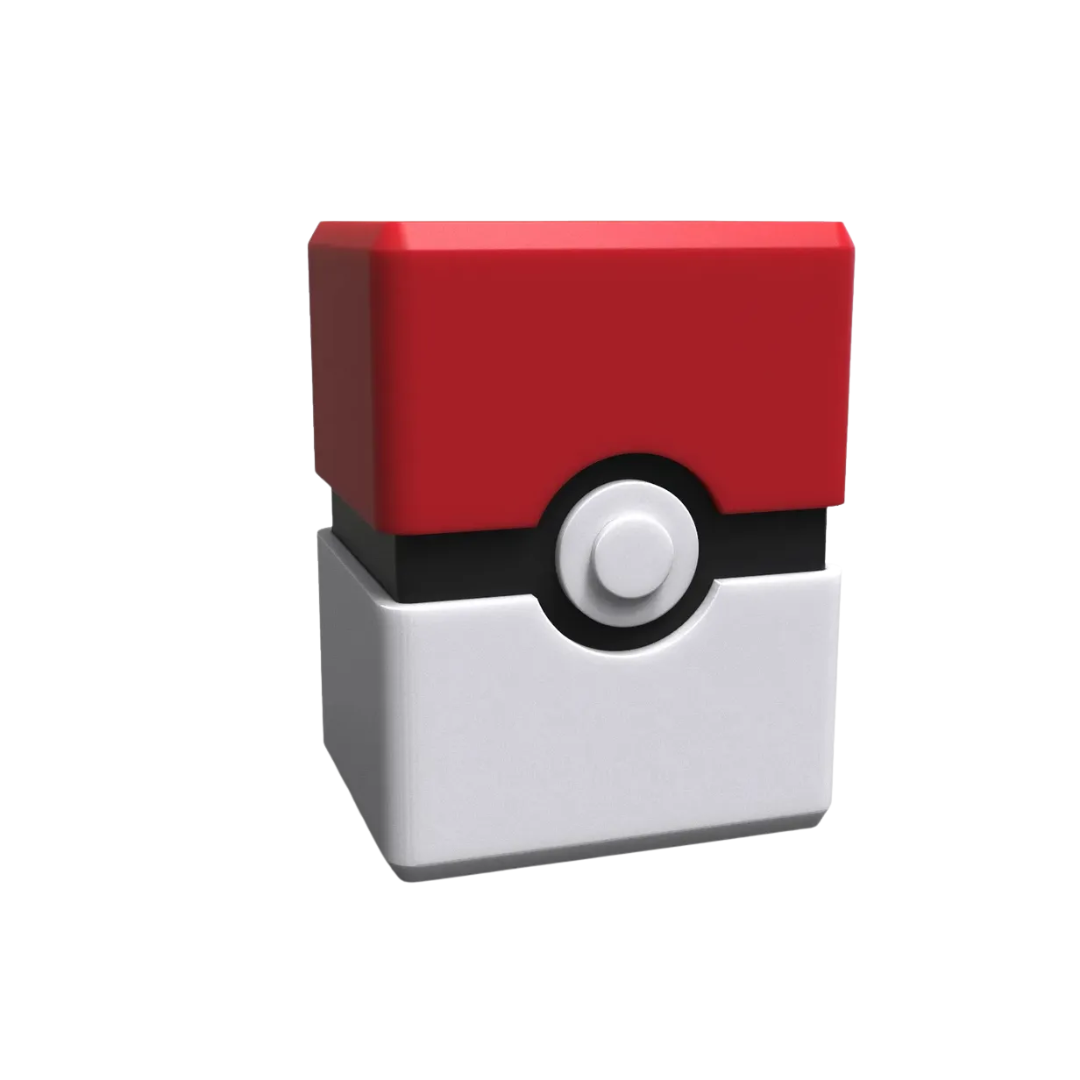 Imagem DECK BOX PORTA 200 CARTAS POKEMON POKEBOLA ESTOJO CASE CARDS