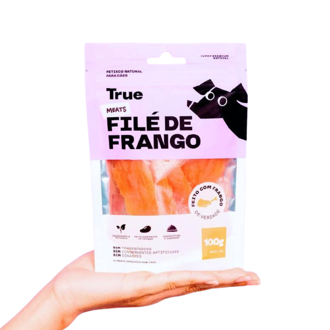 Imagem PETISCO NATURAL TRUE MEATS FILÉ DE FRANGO PARA CÃES